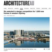  Wentworth Point Block H Design Competition on ArchitectureAU